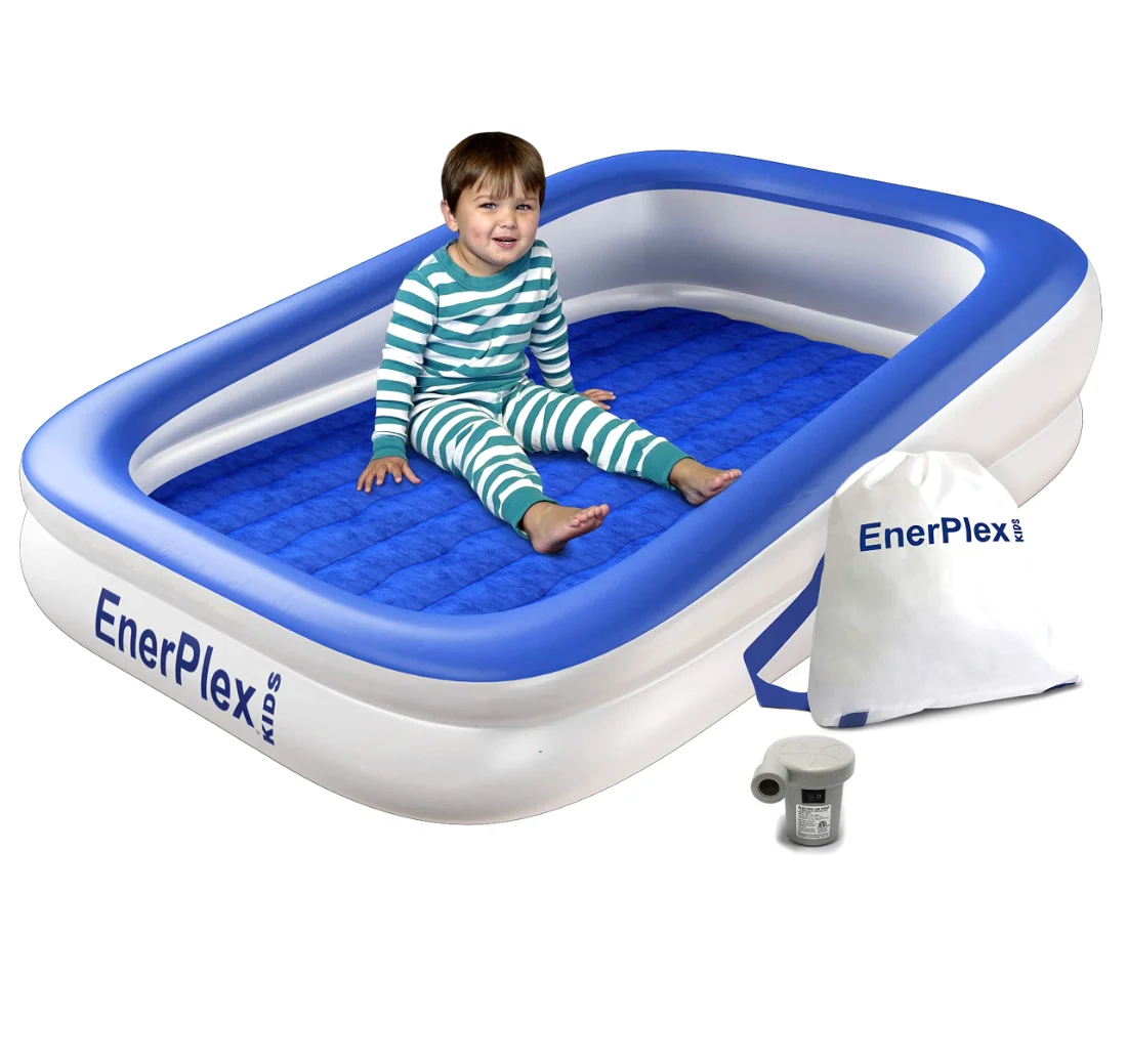 EnerPlex Kids Travel Bed with Safety Bumpers